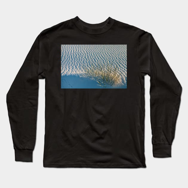 Yucca in White Sand Long Sleeve T-Shirt by jvnimages